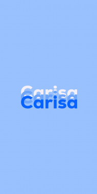 Name DP: Carisa