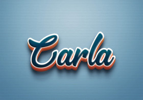 Cursive Name DP: Carla