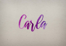 Carla Watercolor Name DP