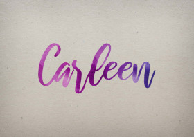 Carleen Watercolor Name DP