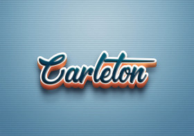 Cursive Name DP: Carleton
