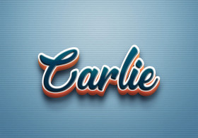 Cursive Name DP: Carlie