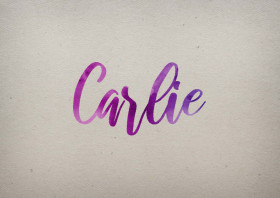 Carlie Watercolor Name DP