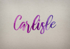 Carlisle Watercolor Name DP