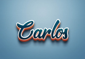 Cursive Name DP: Carlos