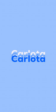 Name DP: Carlota