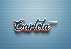 Cursive Name DP: Carlota