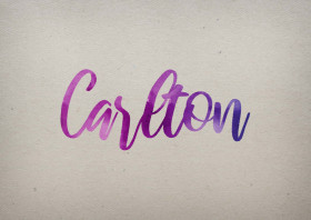 Carlton Watercolor Name DP