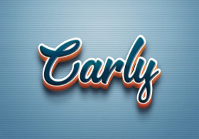 Cursive Name DP: Carly