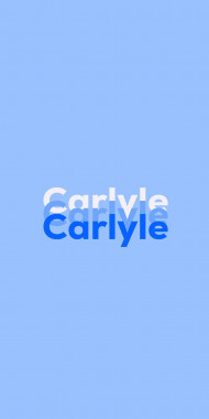 Name DP: Carlyle