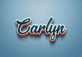 Cursive Name DP: Carlyn