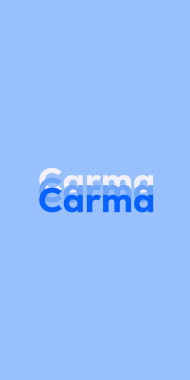 Name DP: Carma