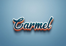 Cursive Name DP: Carmel