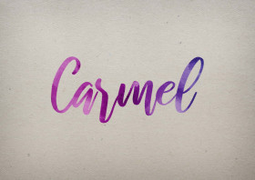 Carmel Watercolor Name DP