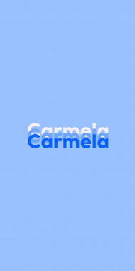 Name DP: Carmela