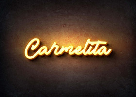 Glow Name Profile Picture for Carmelita