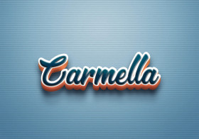 Cursive Name DP: Carmella