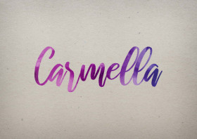 Carmella Watercolor Name DP
