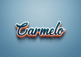Cursive Name DP: Carmelo