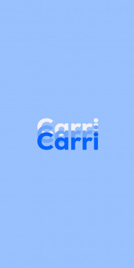 Name DP: Carri