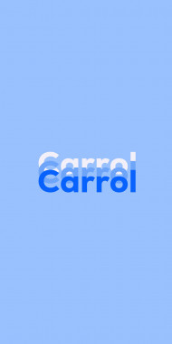 Name DP: Carrol