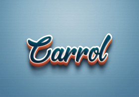 Cursive Name DP: Carrol