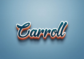 Cursive Name DP: Carroll