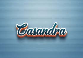 Cursive Name DP: Casandra