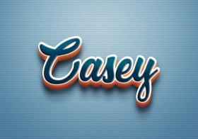 Cursive Name DP: Casey