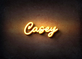 Glow Name Profile Picture for Casey