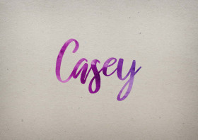 Casey Watercolor Name DP