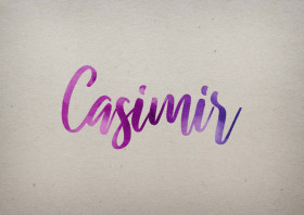 Casimir Watercolor Name DP