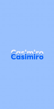 Name DP: Casimiro