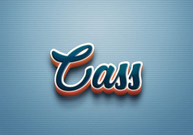 Cursive Name DP: Cass
