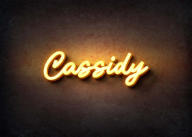 Glow Name Profile Picture for Cassidy