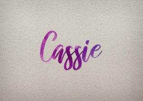 Cassie Watercolor Name DP