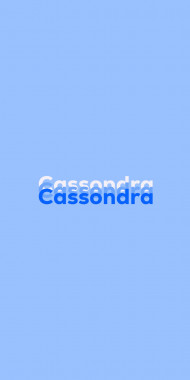 Name DP: Cassondra