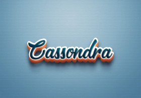 Cursive Name DP: Cassondra