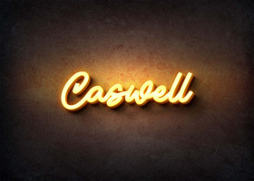 Glow Name Profile Picture for Caswell