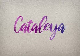 Cataleya Watercolor Name DP