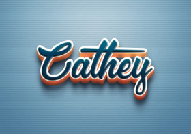 Cursive Name DP: Cathey