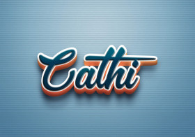 Cursive Name DP: Cathi