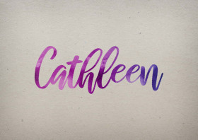 Cathleen Watercolor Name DP