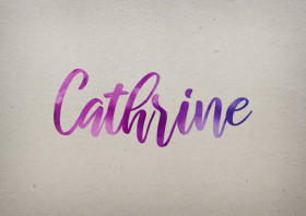 Cathrine Watercolor Name DP