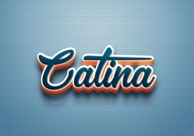Cursive Name DP: Catina