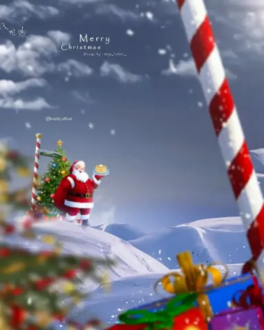 CB Editing Background (with Christmas and Gift)