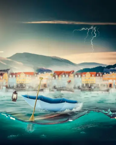 CB Editing Background (with Storm and Sea)