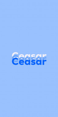 Name DP: Ceasar