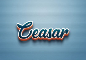 Cursive Name DP: Ceasar