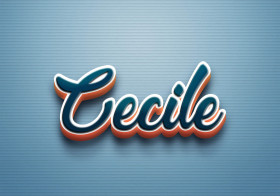 Cursive Name DP: Cecile